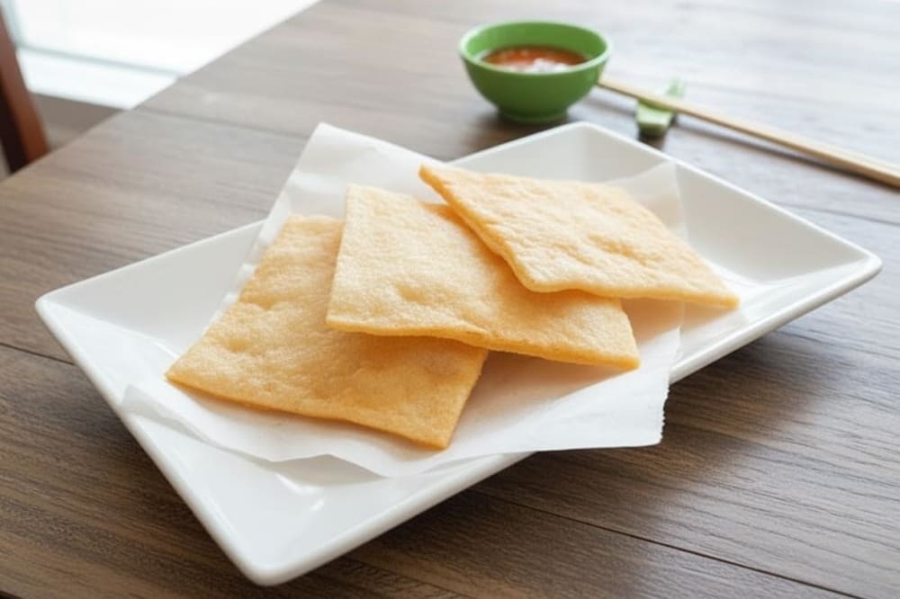 B&aacute;nh phồng t&ocirc;m S&oacute;c Trăng được l&agrave;m từ t&ocirc;m tươi với hương vị độc đ&aacute;o